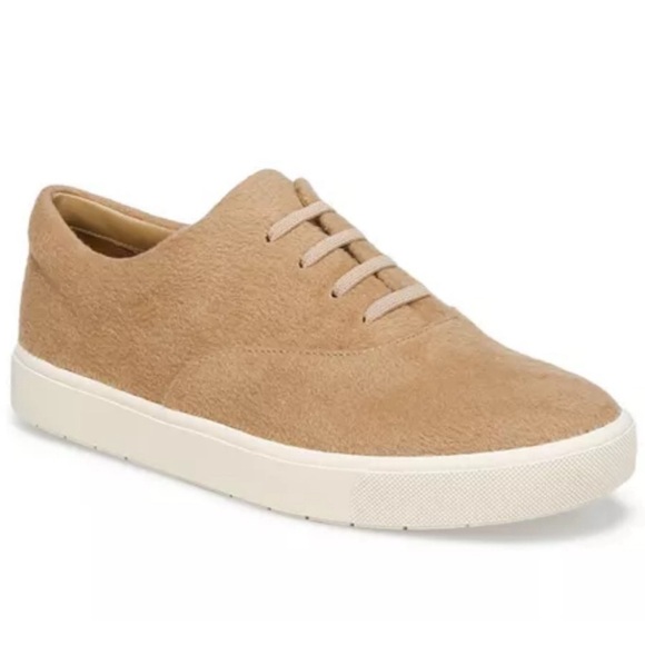 Vince Blair Lace Up Low Top Sneaker Tan Camel Soft - Picture 12 of 12